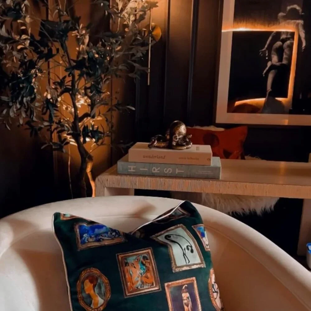 Art Inspired Decorative Throw Pillow Cover - Picture 2 of 6